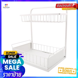 ชั้นวางเครื่องปรุง 2 ชั้น KECH MODISH สีขาว2-TIER SPICE RACK KECH MODISH WHITE