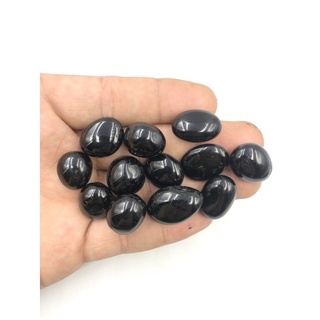 1 pc Natural Black Tourmaline 2-3 cm Polished Tumble Stone / Top High Quality Stone / Pocket Stone Healing Chakra.