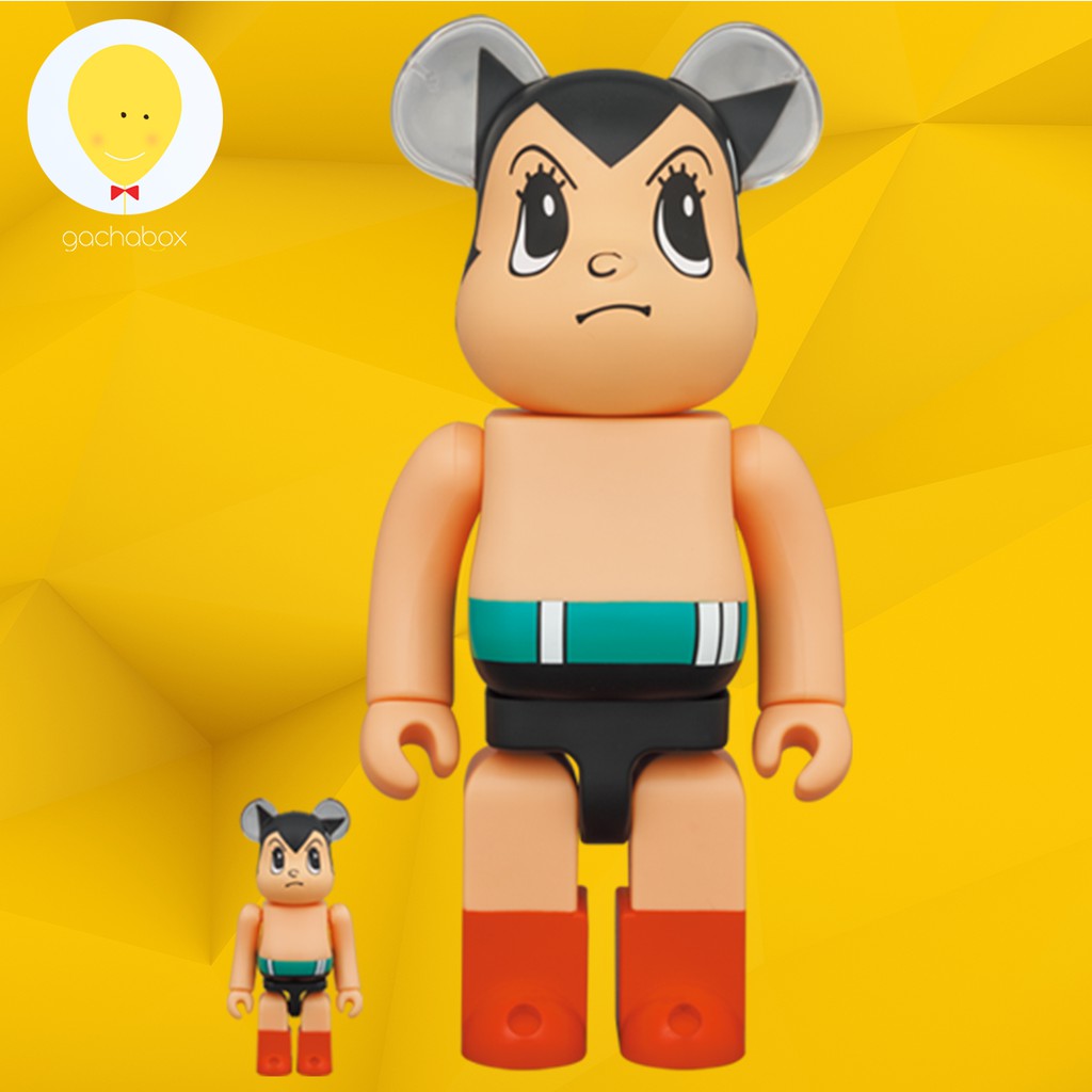 gachabox Bearbrick Astro Boy Brave Ver. 100%+400％ แบร์บริค พร้อมส่ง - Be@rbrick Medicom Toy