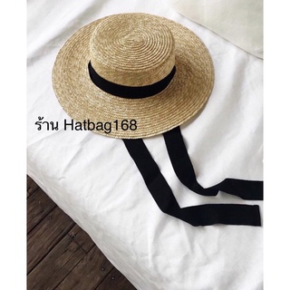 พร้อมส่ง หมวก “Boater hat สินค้าพรีเมี่ยม ธรรมชาติ Natural 100%