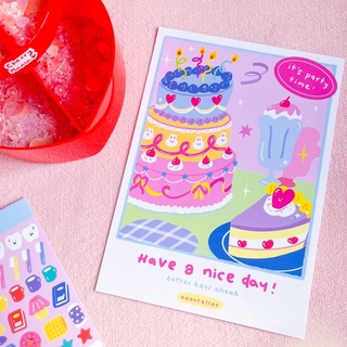 A5 postcard: have a nice day