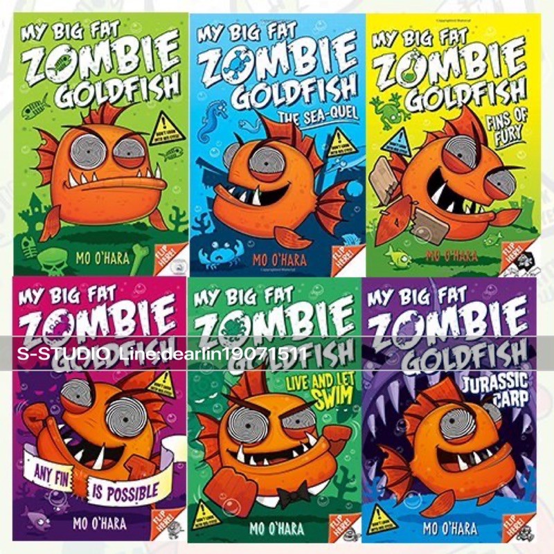My Big Fat Zombie Goldfish 6 Book Series หนังสือภาษาอังกฤษสําหรับเด็ก 6ชุด