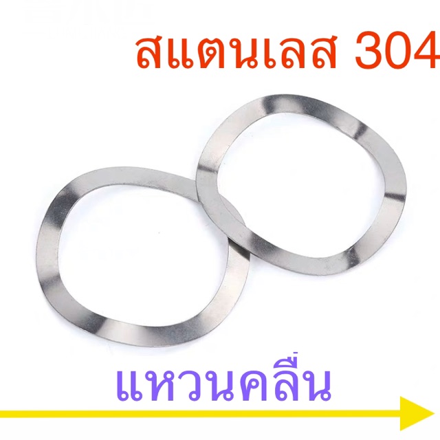 แหวนคลื่น สแตนเลส wave washer M 3 - M 51