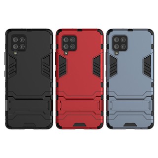 เคสกันกระแทก Samsung Galaxy A42 5G/A12  : Shield Stand Armorเ เคสเท่ๆ กันกระแทก มีขาตั้ง เคสโทรศัพท์ iron man