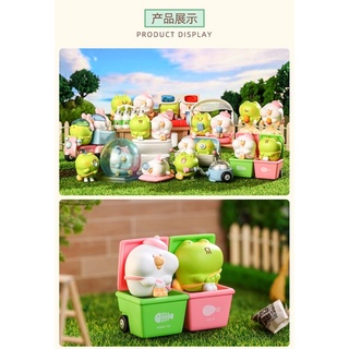 กล่องโมเดลสุ่มคู่รักเป็ดน้อยน่ารักมาก 🐥🐸