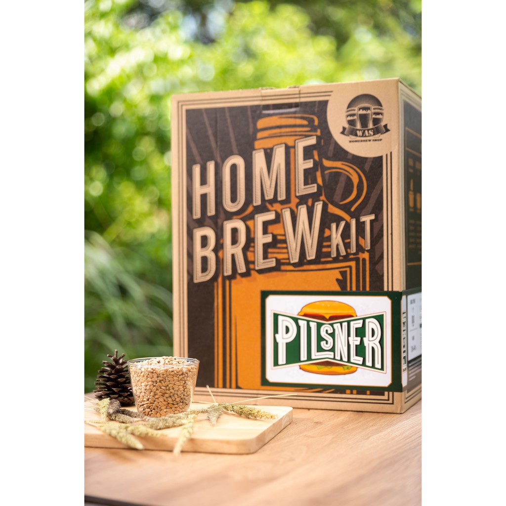 WAS HOMEBREW KIT Pilsner 4/10Liters วอส​ โฮมบรูวคิท 4/10ลิตร ชุดทำเครื่องดื่มคราฟท์ Pilsner