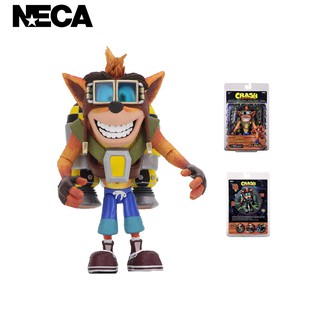 NECA  Crash Bandicoot – 7″ Scale Action Figure – Deluxe Crash with Jet Pack