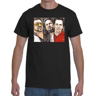 เสื้อยืดผ้าฝ้ายพิมพ์ลายขายดี เสื้อยืด พิมพ์ลายโปสเตอร์ The Big Lebowski หลากสี คุณภาพสูง