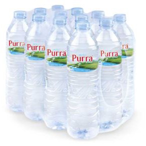 ส่งฟรี  เพอร์ร่า น้ำแร่ธรรมชาติ น้ำดื่ม ขนาด 750ml ยกแพ็ค 12ขวด PURRA MINERAL DRINKING WATER     ฟรีปลายทาง