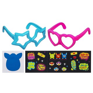 Hasbro Furby Frames - Blue and Pink - Includes 2 sets of frames and stickers