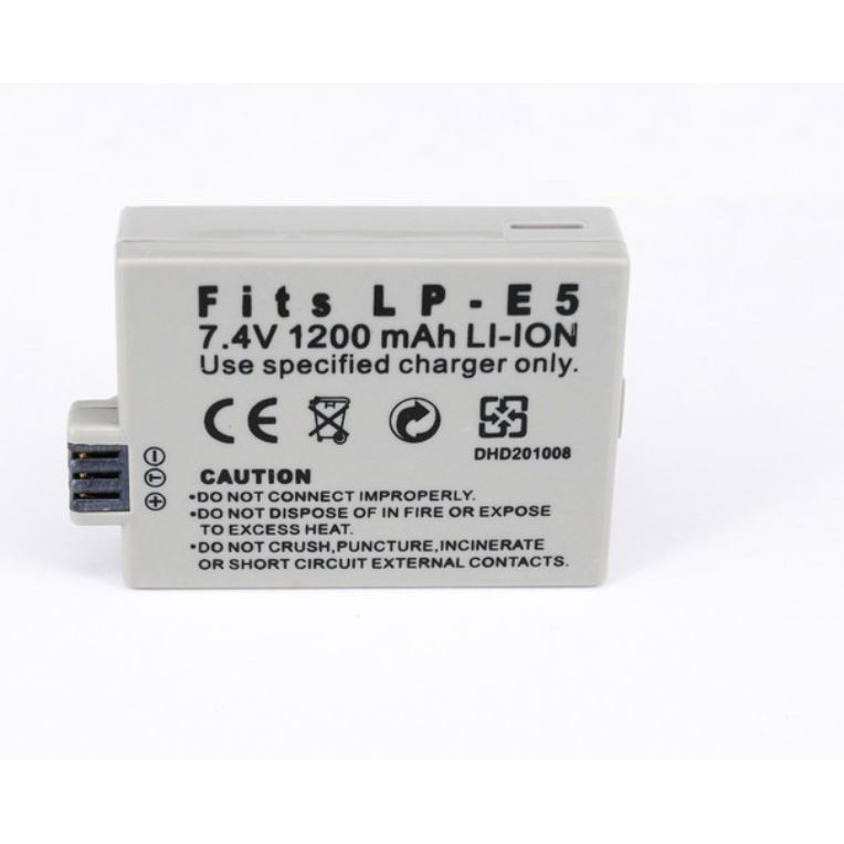 แบตกล้อง CANON LP-E5 For Canon EOS 450D 500D 1000D Kiss X3 Kiss F Rebel Xsi      Product Description