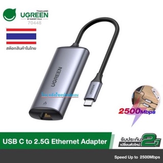 UGREEN รุ่น 70446 USB-C to 2.5G Ethernet Adapter Thunderbolt 3 RJ45 LAN 2.5Gbps