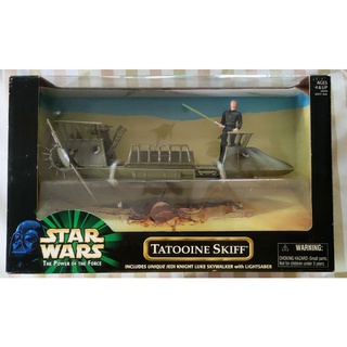 Hasbro Star Wars The Power of the Force Potf2 Tatooine Skiff With Jedi Knight Luke Skywalker 1999 (3.75" scale)