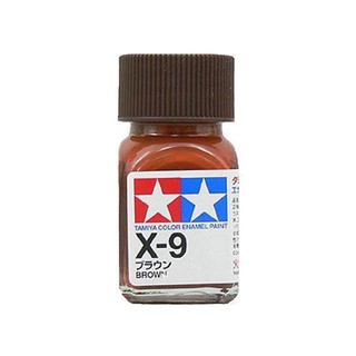 สีทามิย่าสูตรอีนาเมล Enamel X9 Brown 10ml