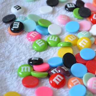 M&amp;M  Charms  Diy อุปกรณ์เสริมพวงกุญแจแม่เหล็กติดตู้เย็น Jibbitz อุปกรณ์เสริมกระเป๋านักเรียน