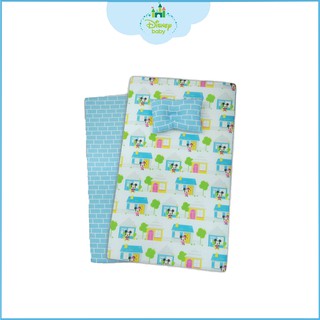 Grace Kids ลิขสิทธิ์แท้ Disney ที่นอนเด็กแรกเกิด Mickey Mouse House Size M ขนาด 24x40x2.5 นิ้ว ที่นอนเด็ก ผ้าฝ้าย