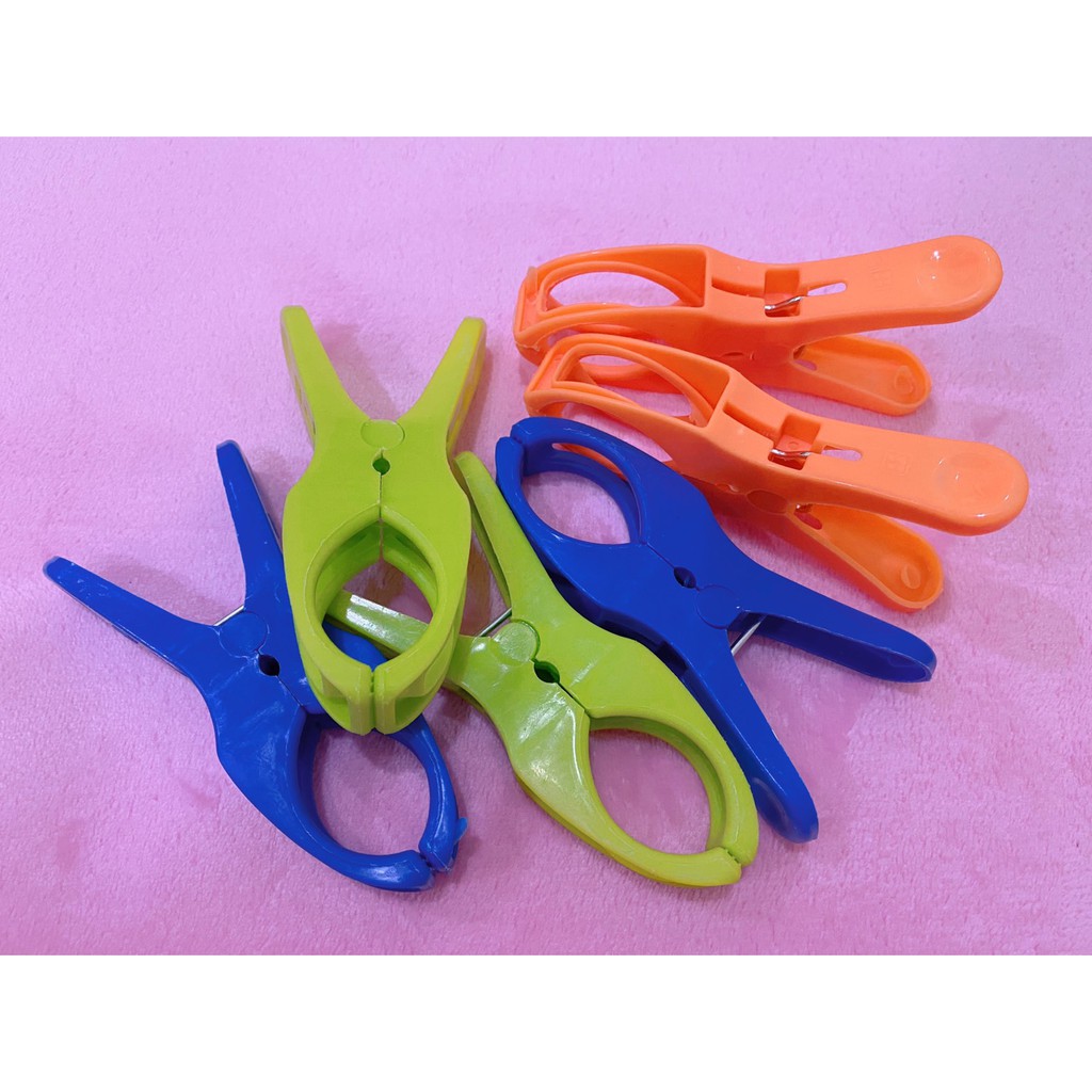 กิ๊ปหนีบผ้าตัวใหญ่ ที่หนีบผ้าพลาสติกแบบหนา ไม้หนีบผ้า #C-0050