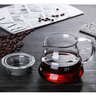 Coffee glass Pot Z-Boss หม้อกาแฟทนอุณหภูมิสูง แก้ว Borosilicate