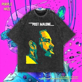 เสื้อยืด โอเวอร์ไซซ์ สีม่วง | หินล้างทําความสะอาด | เสื้อเชิ้ต Post Malone | เสื้อแร็ปเปอร์ | เสื้อยืด Rap Tee | เสื้อยื