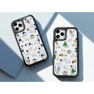 【Korean Phone Case】 🙎‍♂️Daily Life🙎‍♀️ Dparks Case for Compatible for iPhone SAMSUNG 12 Pro mini Max 11 pro max xs xr se2 NOTE20 S20 21 10 Couple case