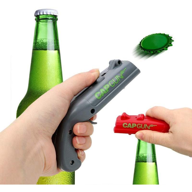 ที่เปิดฝาขวดแบบแฟนซี  ที่เปิดขวดและยิงฝาขวด Bottle Cap Novelty Bottle Opener Cap Launcher Beer Cap S