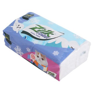 ✨นาทีทอง✨ ซิลค์ ซอฟต์ แพ็ค กระดาษเช็ดหน้า 150 แผ่น ZILK Soft Pack Facial Tissue Paper 150 sheets