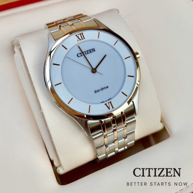 CITIZEN Eco-Drive AR0074-51A Stiletto Super Slim Men's Watch ( นาฬิกาผู้ชายพลังงานแสง )