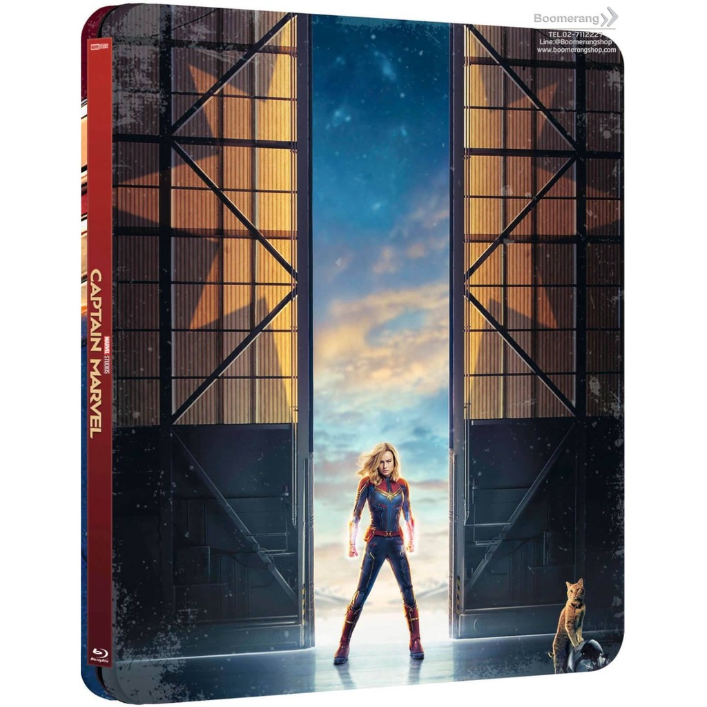 Captain Marvel(2019)/กัปตัน มาร์เวล(Blu-ray+DVD+Steelbook)(Blu-rayไม่มีเสียงไทยไม่มีบรรยายไทย/DVD มีเสียงไทย มีซับไทย)