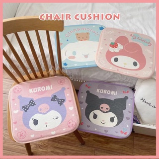 เบาะรองนั่งเก้าอี้โซฟา ลายการ์ตูน Melody Cinnamoroll ขนาด 40X40 ซม. สําหรับบ้าน สํานักงาน