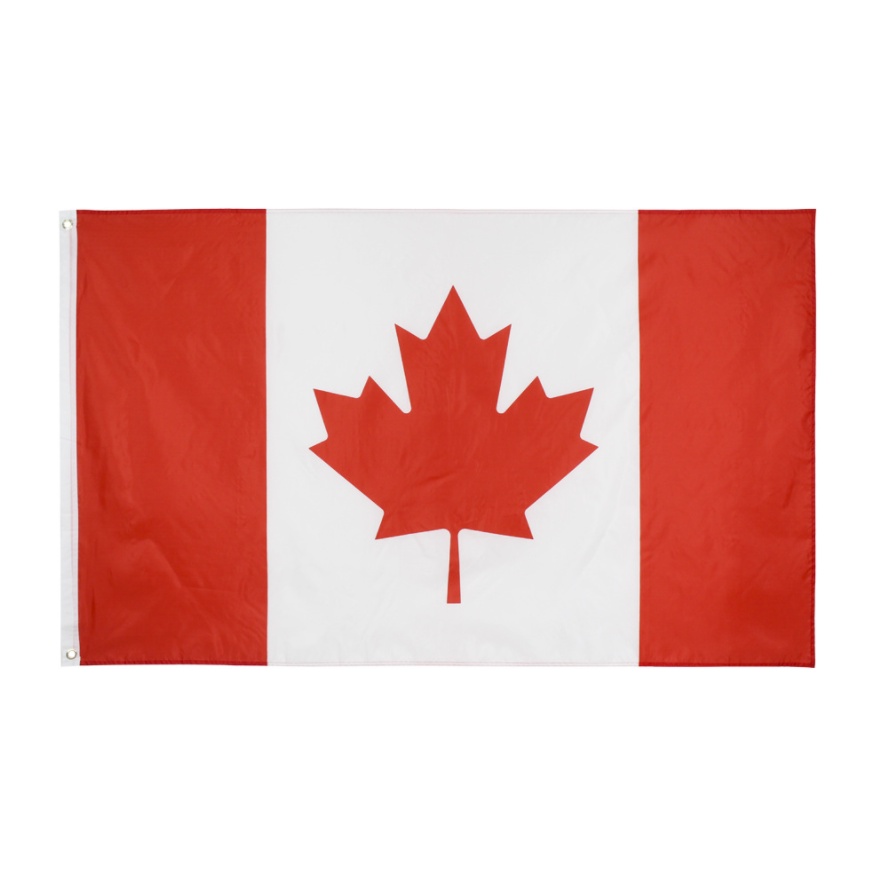 ธงชาติ ธงตกแต่ง ธงแคนาดา แคนาดา Canada ขนาด 150x90cm ส่งสินค้าทุกวัน ธงมองเห็นได้ทั้งสองด้าน ราคา ถูกที่สุด ดีลบีเคเค แกลเลอรีภาพที่ 2