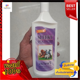 สลีกกี้ สลิกกี้ สกิน เธอราพี แชมพู สำหรับสุนัขทุกสายพันธุ์ 350 มลSleeky Slicky Skin Therapy Shampoo For all breeds of do