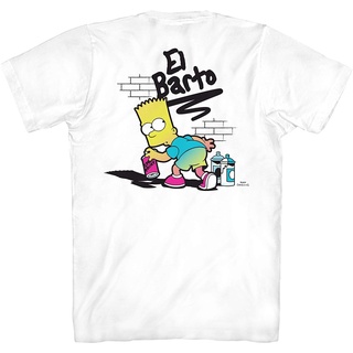 เสื้อยืดแขนสั้น ผ้าฝ้าย 100% พิมพ์ลายการ์ตูน The simpsons The simpsons สไตล์อเมริกัน สําหรับผู้ชายS-5XL