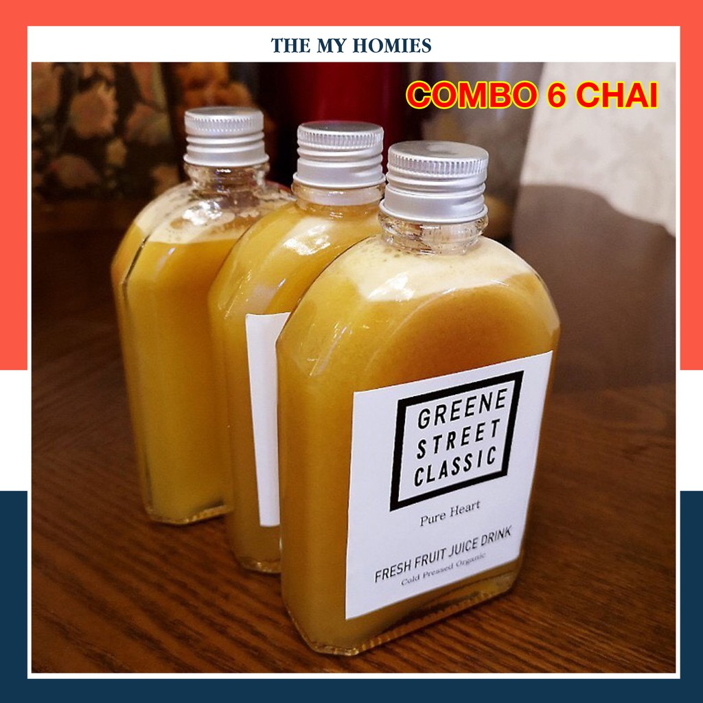 [COMBO OF 6 BOTTLES] ขวดแก้ว 350ML พร้อมไหล่แบนและฝาดีบุกสีเงิน