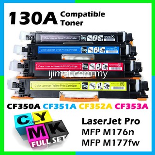 ตลับหมึกเทียบเท่า  HP 130A   สำหรับเครื่องพิมพ์ For HP Color LaserJet Pro M153, M176, M177, M177fw Printer