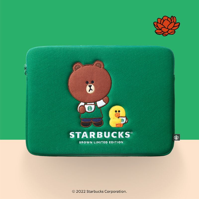 📌พร้อมส่ง📌 กระเป๋า​สตาร์บัค​ Starbucks​ Brown Laptop Case.