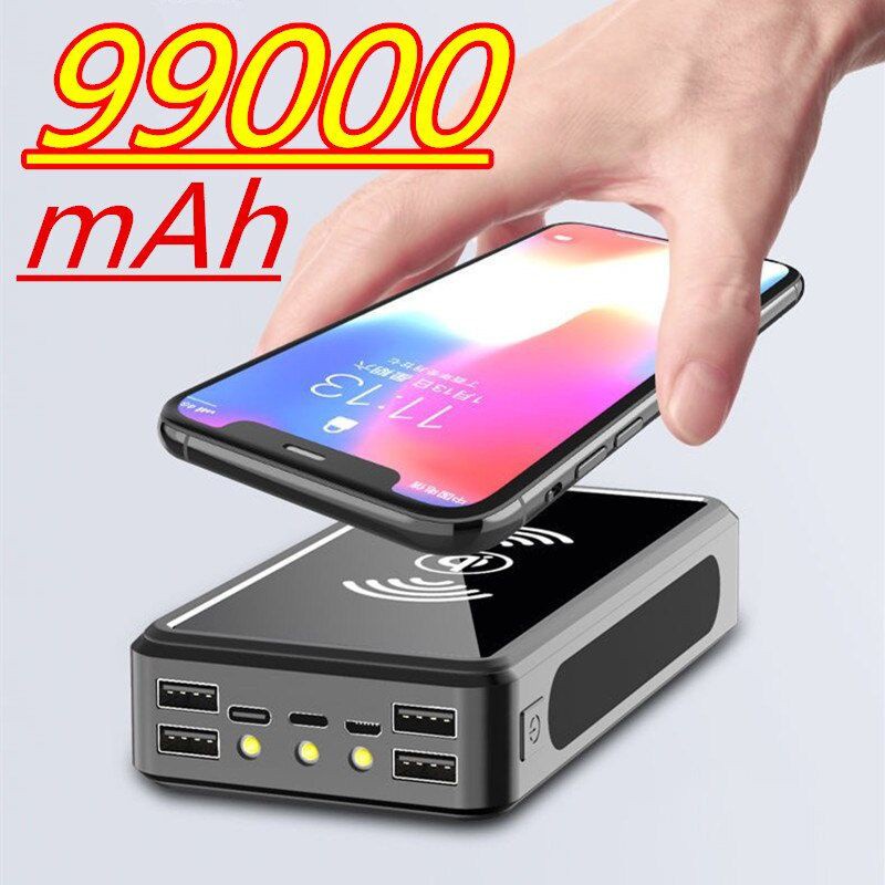 9000000mAh Portable Power Bank 4USB LCD External Battery Charger For Cell Phone