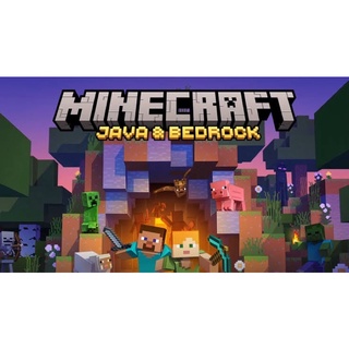Minecraft Java&Bedrock edition Windows 10  เเท้ เล่นออนไลน์บนเชิฟแท้กับไม่แท้ได้เลย
