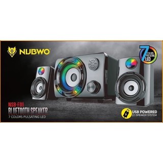 Nubwo NSB-F01 Speaker Bluetooth (ไฟ LED7 สี)