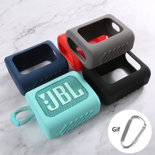 เคสเคสซิลิโคน สีพื้น กันกระแทก สำหรับลำโพงบลูทูธ JBL GO 3 GO3