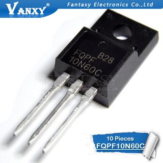 10PCS FQPF10N60C TO-220 10N60C 10N60 TO220 FQPF10N60 new MOS FET transistor