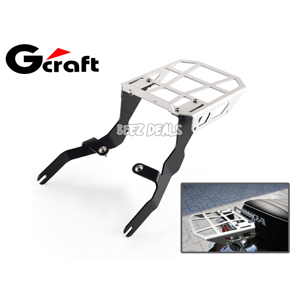GCRAFT ชุดตะแกรงหลัง (สีเงิน) Honda Monkey 125