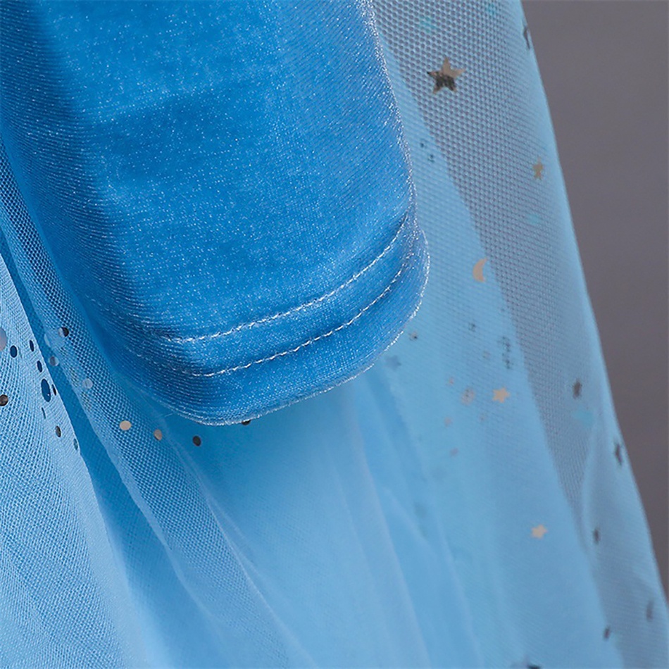 ฤดูหนาวแช่แข็ง2เครื่องแต่งกายสําหรับสาวชุดเจ้าหญิงเด็กราชินีหิมะคอสเพลย์เทศกาลเสื้อผ้าแอนนาเอลซาแต่งตัวแฟนซีเสื้อผ้า2-10ปี เค35 - รูปที่ 4