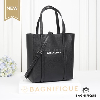 BALENCIAGA SHOPPING TOTE XXS SOFT LEATHER IN BLACK GRAINED