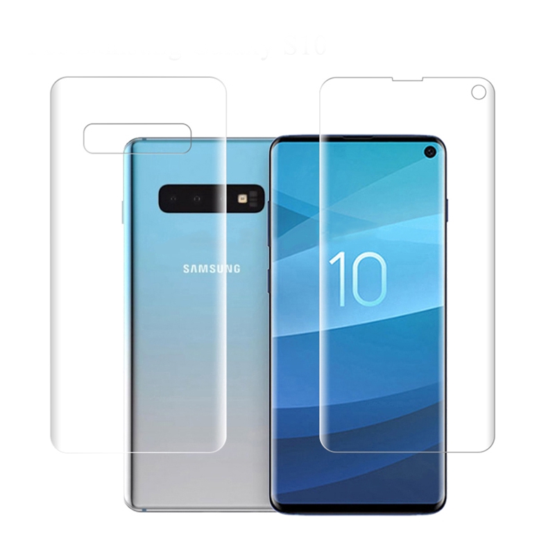 ฟิล์มกันรอยด้านหน้า/หลัง สำหรับ Samsung Galaxy S8 S9 S10 Plus S10e S10+ S7 Edge Note 8 Note 9