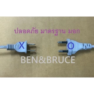 สายไฟ สายไฟพัดลม สายไฟ AC ขนาด2*0.5mm ความยาว 3 เมตร ทองแดงแท้อย่างดี อะไหล่พัดลม HATARI
