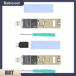 (Babicool) Nvme To Usb อะแดปเตอร์ 10Gbps M.2 M คีย์ Ssd To Usb 3.1 Gen 2 Type A Card