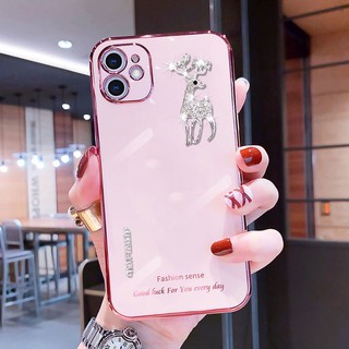 เคสไอโฟน12proมือ1สีชมพู