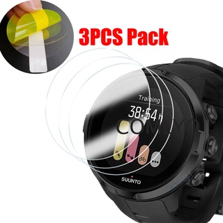 Suunto 9 Baro Peak 7 5 Ambit 3 ฟิล์ม TPU นิ่ม กันรอยหน้าจอ 3 ชิ้น【แพ็ค 3 ชิ้น】