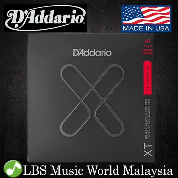 D'ADDARIO Daddario XTC45 XT Silver Plated Copper Classic Guitar String Normal Tension Daddario D Add