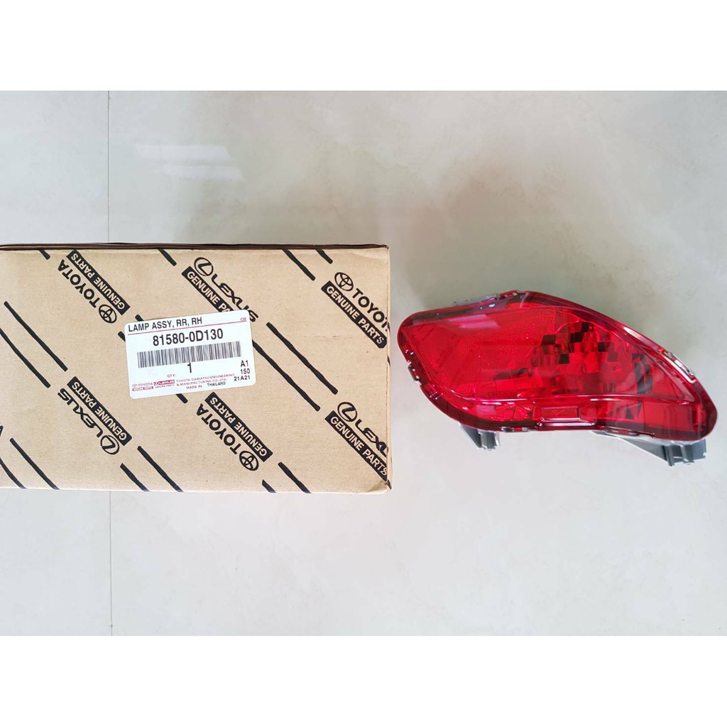 ไฟทับทิมในกันชนหลัง TOYOTA VIOS ปี2013 ข้างLH(ซ้าย) แท้ๆเบิกห้าง ดวงละ1,450บาท